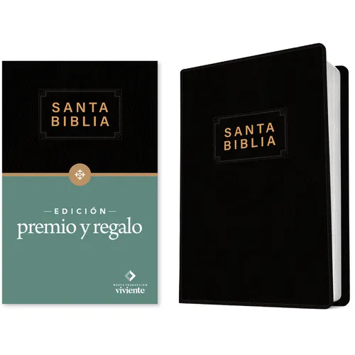 Santa Biblia Ntv, Edición Premio Y Regalo (Vinipiel, Negro, Letra Roja)