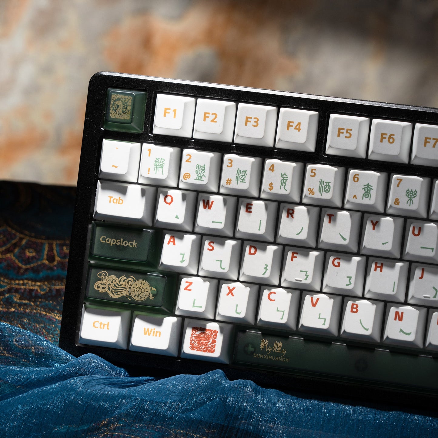 XVX  Dunhuang Cherry Profile Dye-Sub PBT Keycaps Full Set (212-Keys)