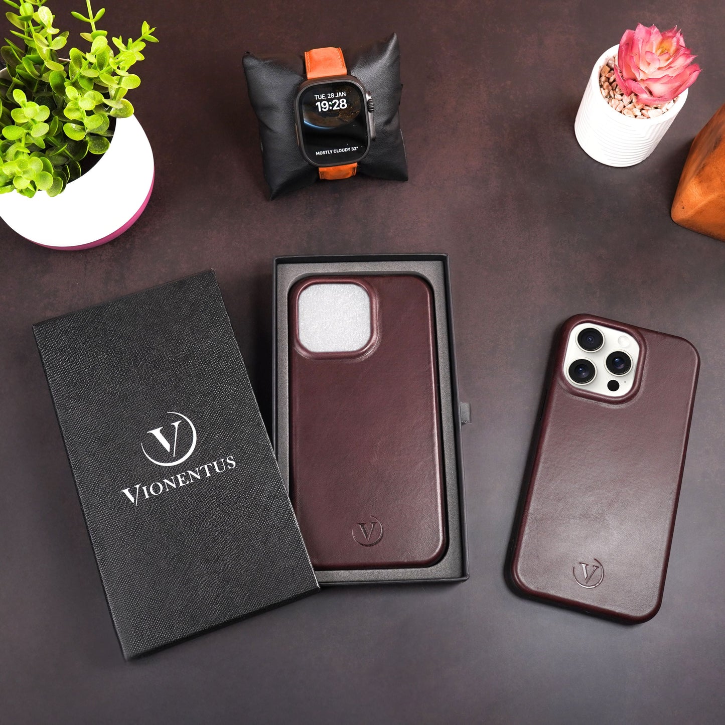 iPhone 15 Series Elite Leather Case