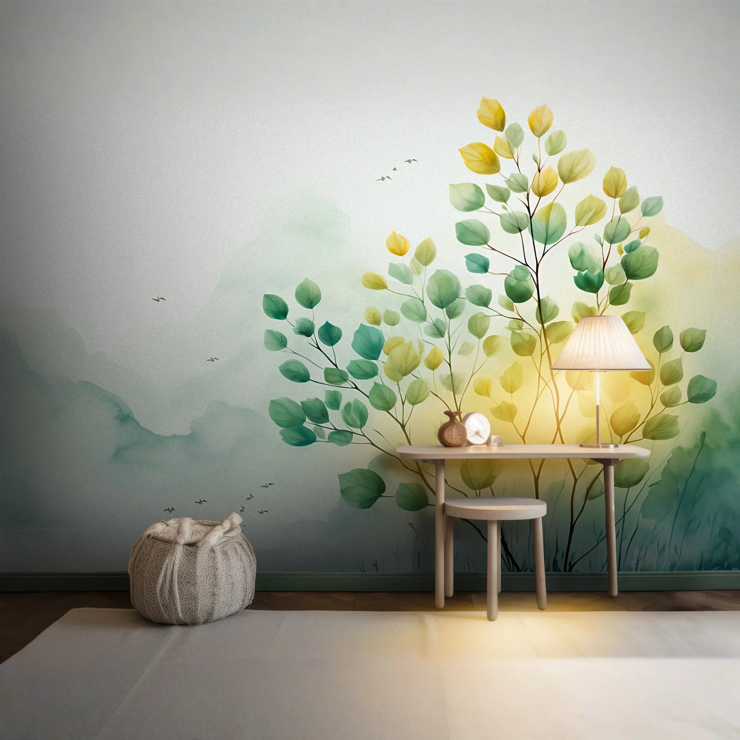 Minimalist Tree Wall Mural