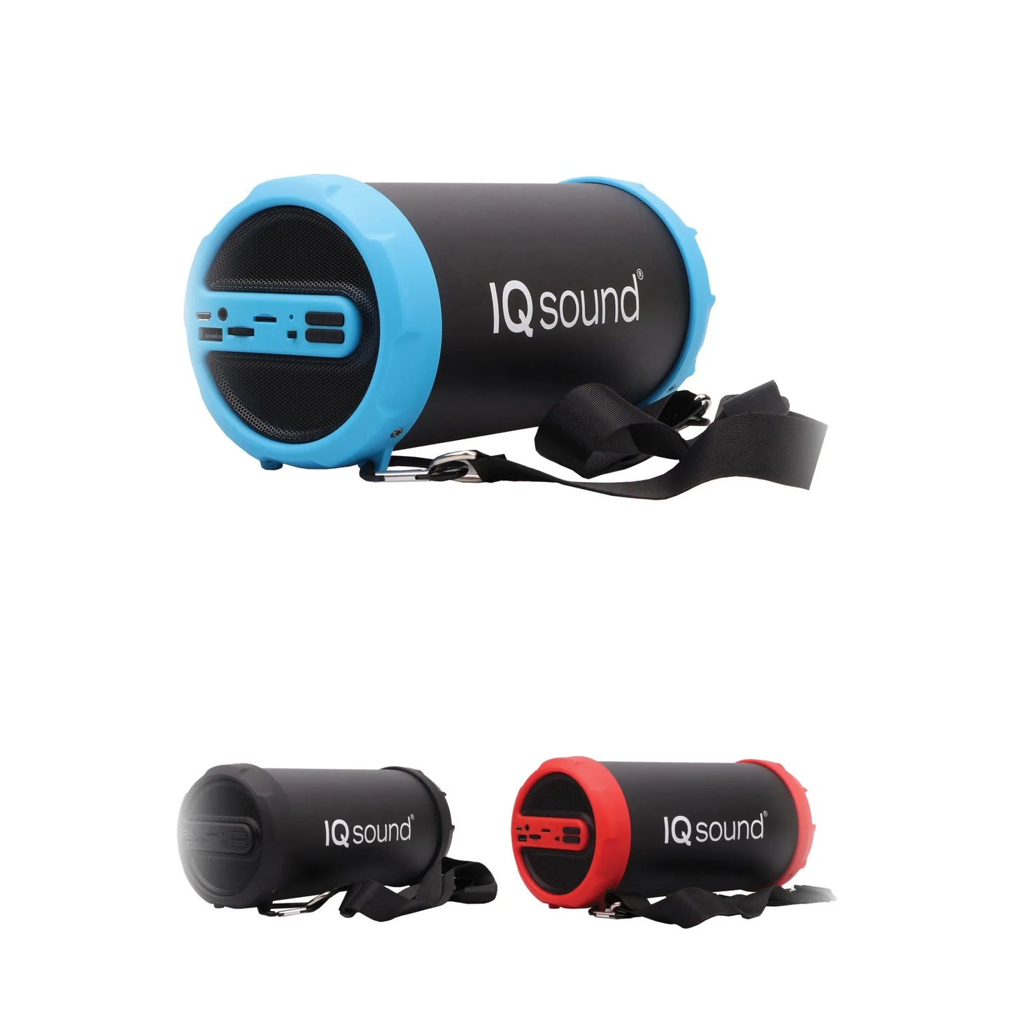 Supersonic 3" Portable Bluetooth Speaker w 10m Range, FM Radio & Heavy Bass (IQ-1606BT)