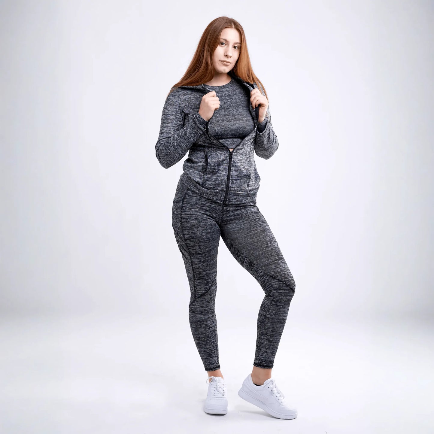 JupiterGear Athletic Fitted Zip-Up Hoodie Jacket with Pockets