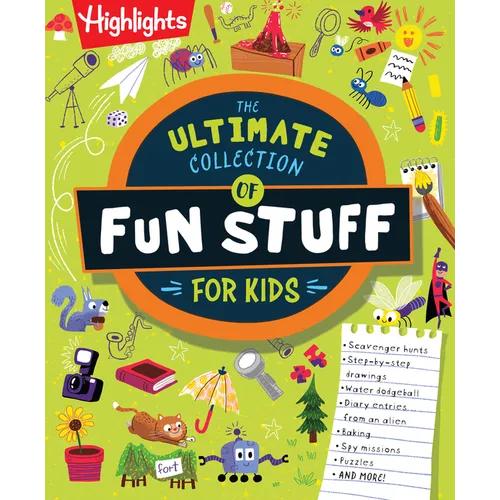 The Ultimate Collection of Fun Stuff for Kids: 4-Book Activity Bundle with Over 600 Crafts, Writing Prompts, Scavenger Hunts and More, Creative Things