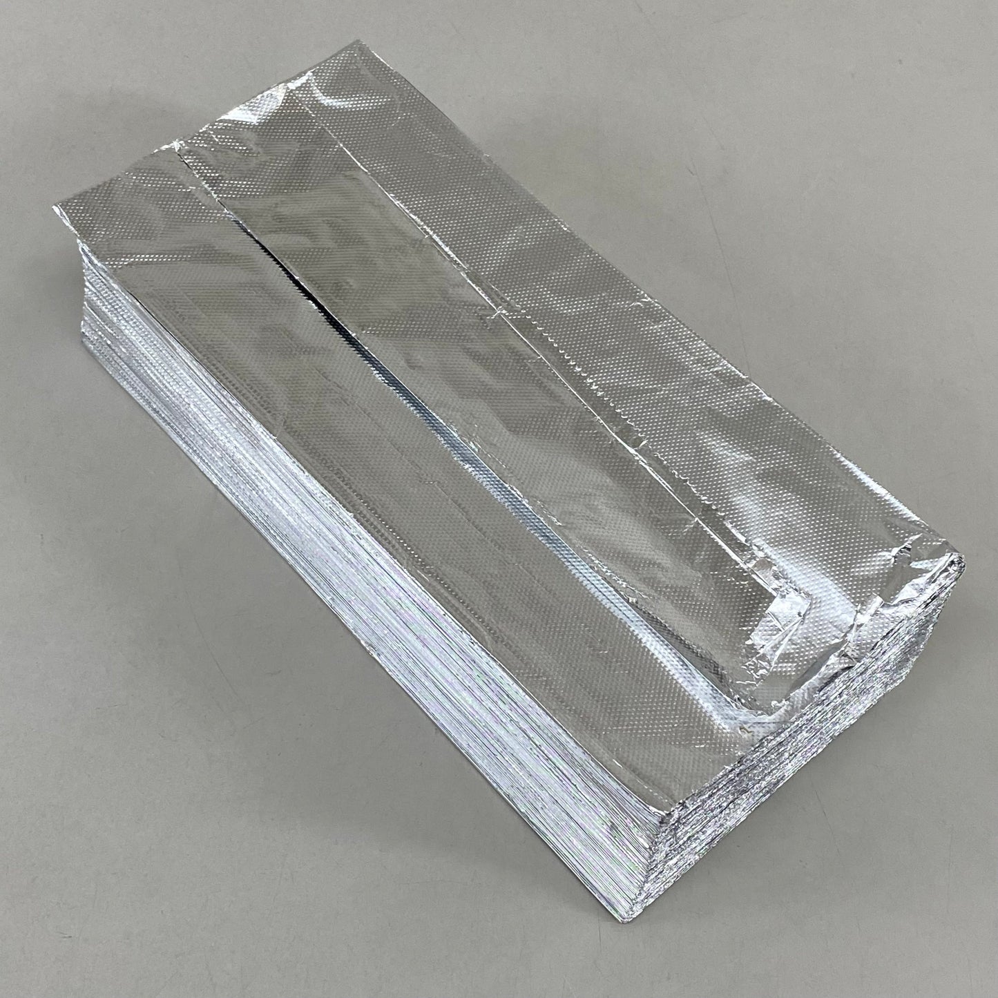 WESTERN PLASTICS (500 Pack, 1 Box) Aluminum Interfolded Foil Sheets 12"x 10 3/4" 634 (New Other- Slightly Distressed Box)