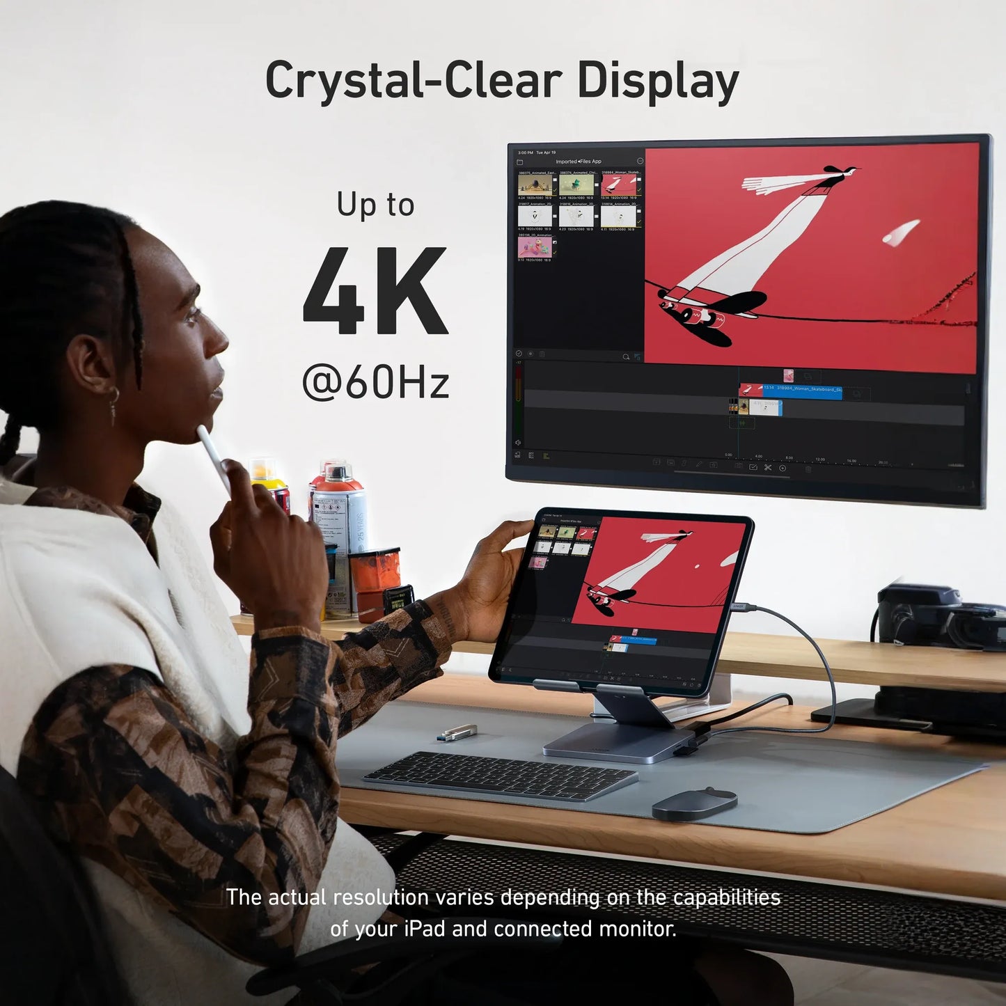Anker <b>551</b> USB-C Hub (8-in-1, Tablet Stand)