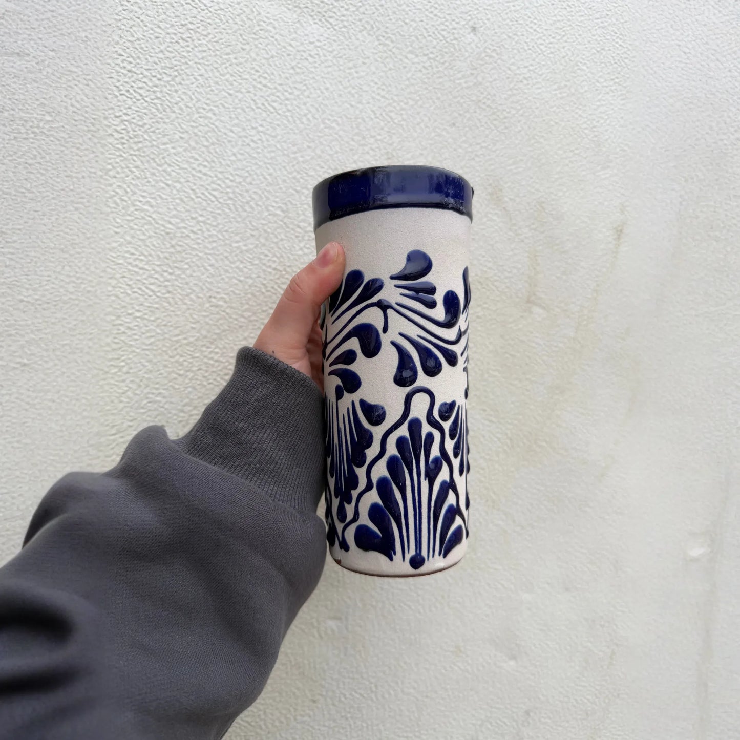 Blue Mexican Barro Cup