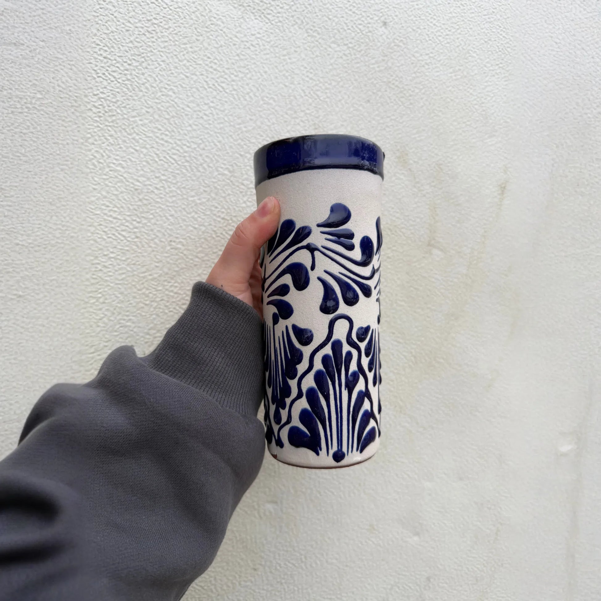 Blue Mexican Barro Cup