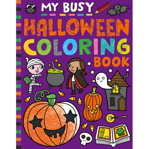 My Busy Halloween Coloring Book