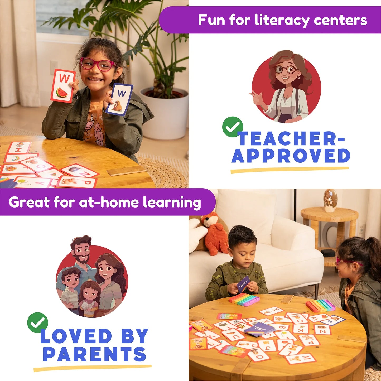 ABC: Learn Uppercase & Lowercase Letters Card Pack