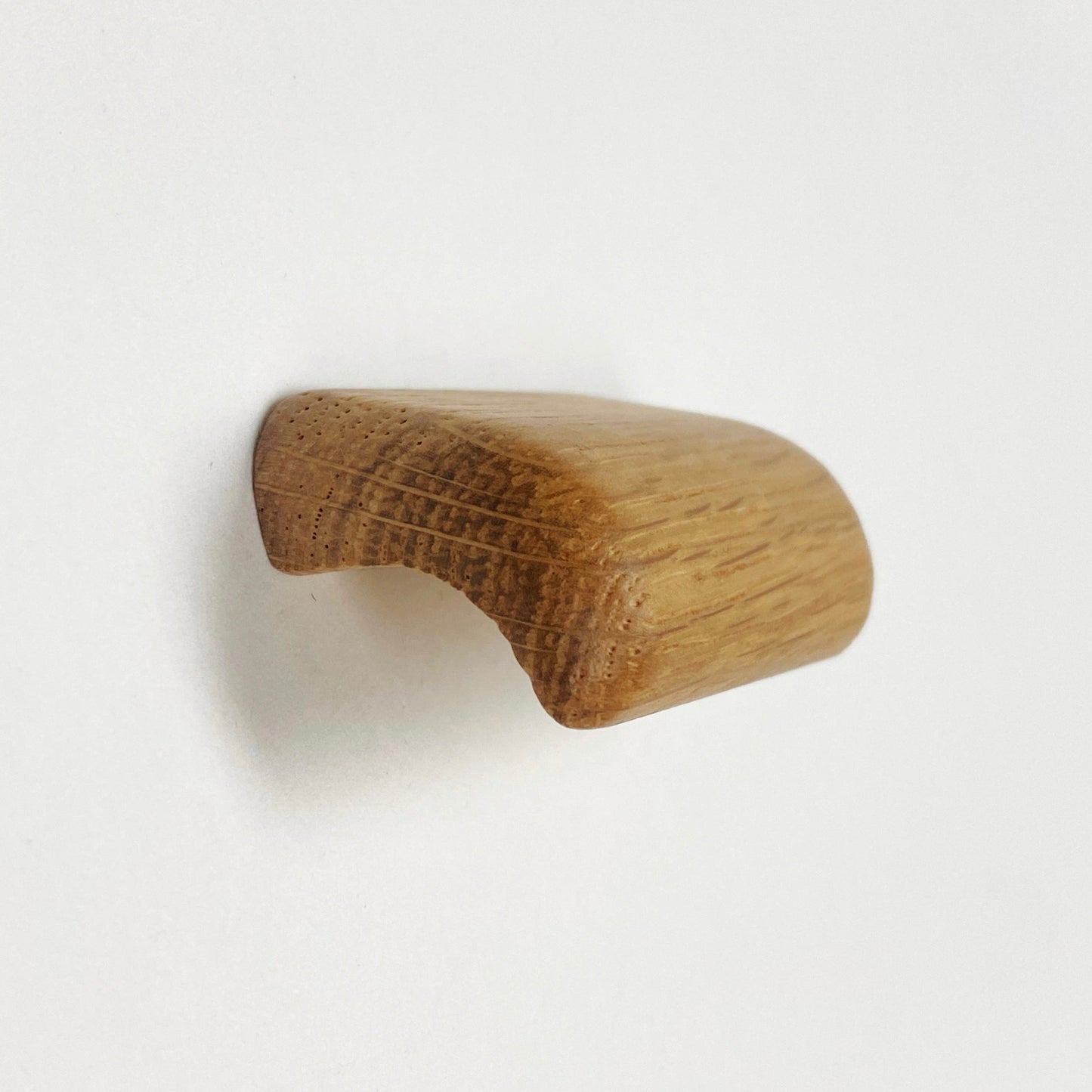 Lacquered Oak "Glove" Wood Drawer Handles