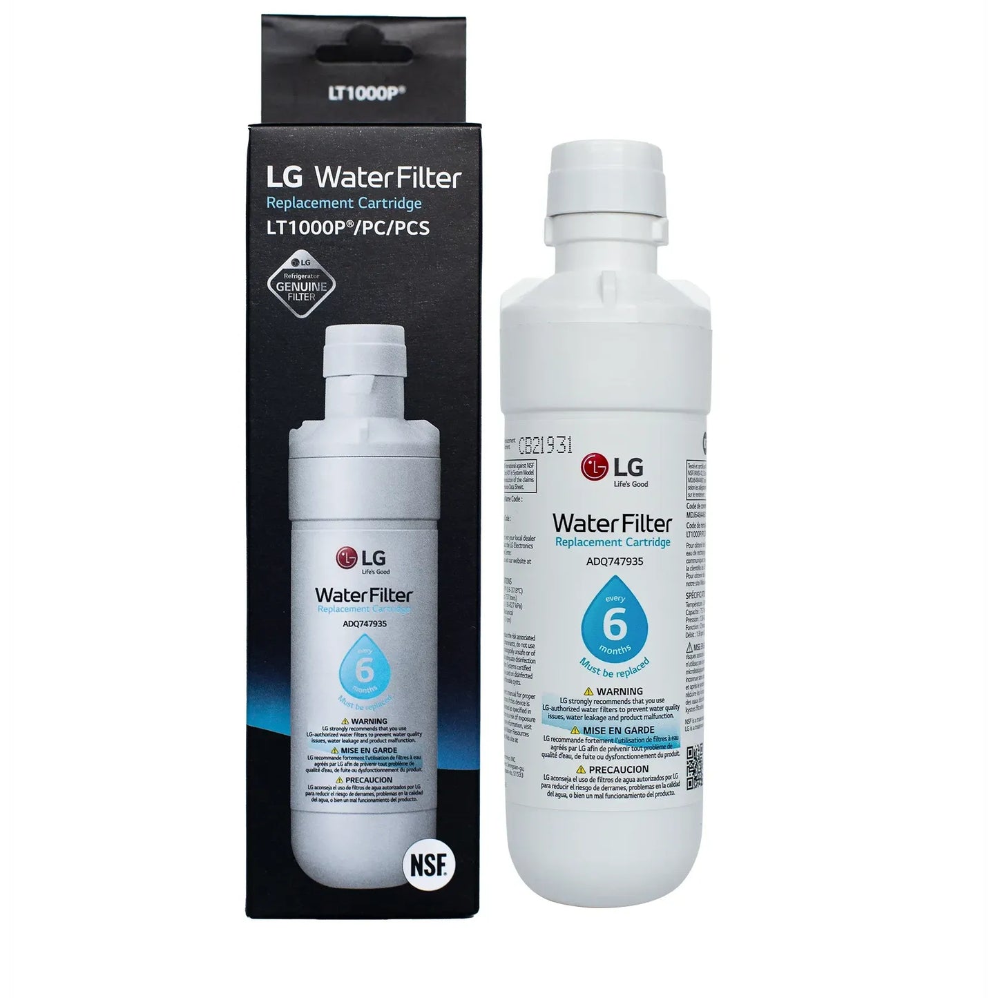 LG ADQ747935 Refrigerator Water Filter
