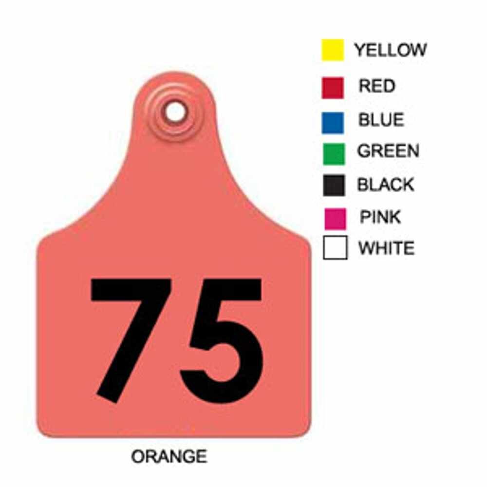 76-100 RED Allflex: Maxi Fem/Sm Male