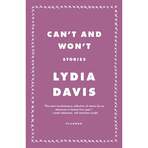 Can't and Won't: Stories