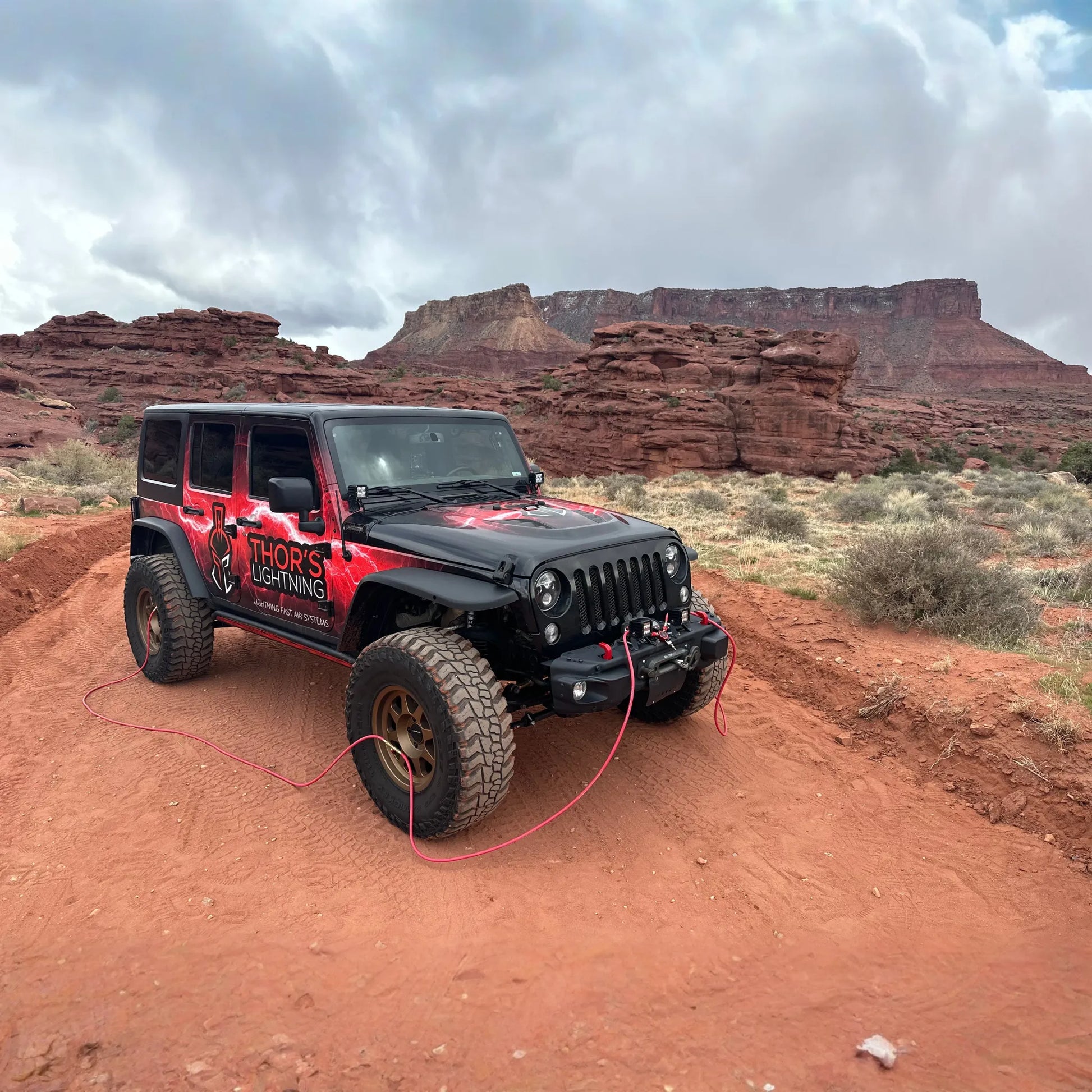 Thor's Lightning Rapid 4-Tire Portable Adventure Air System