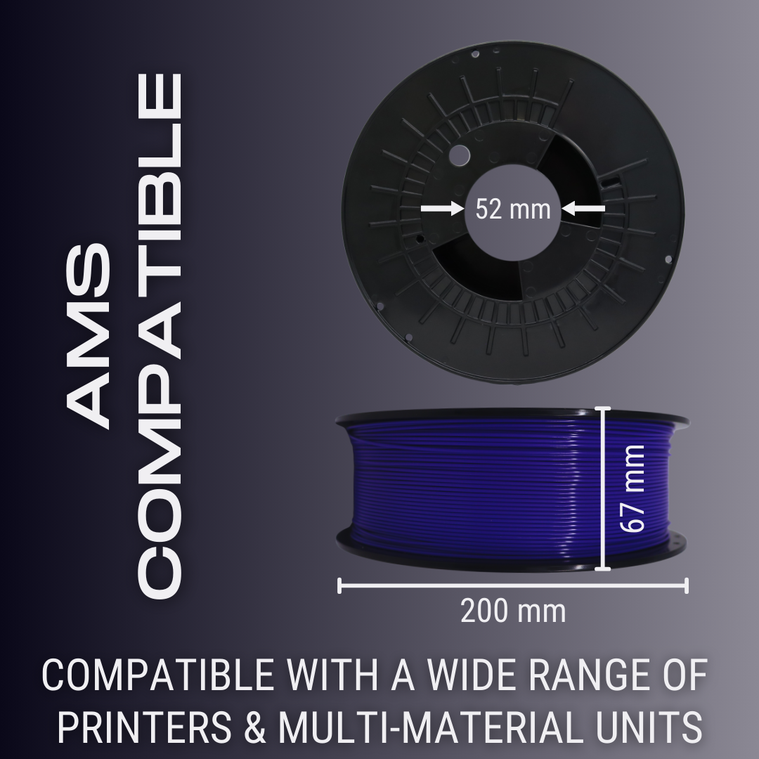 Purple AF 1.75mm PLA+ Filament Made in the USA!