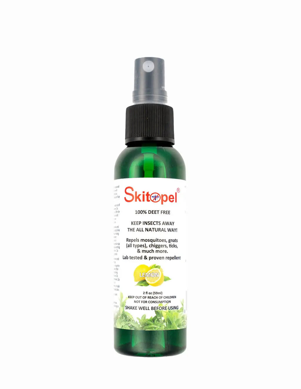 Skitopel® Lemon Insect Repellent Spray - for the Ulitmate Powerful, Chemical-Free Protection