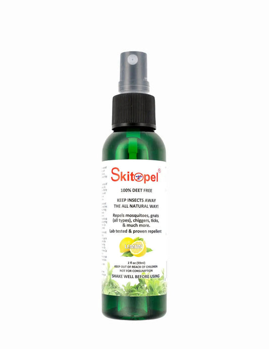 Skitopel® Lemon Insect Repellent Spray - for the Ulitmate Powerful, Chemical-Free Protection