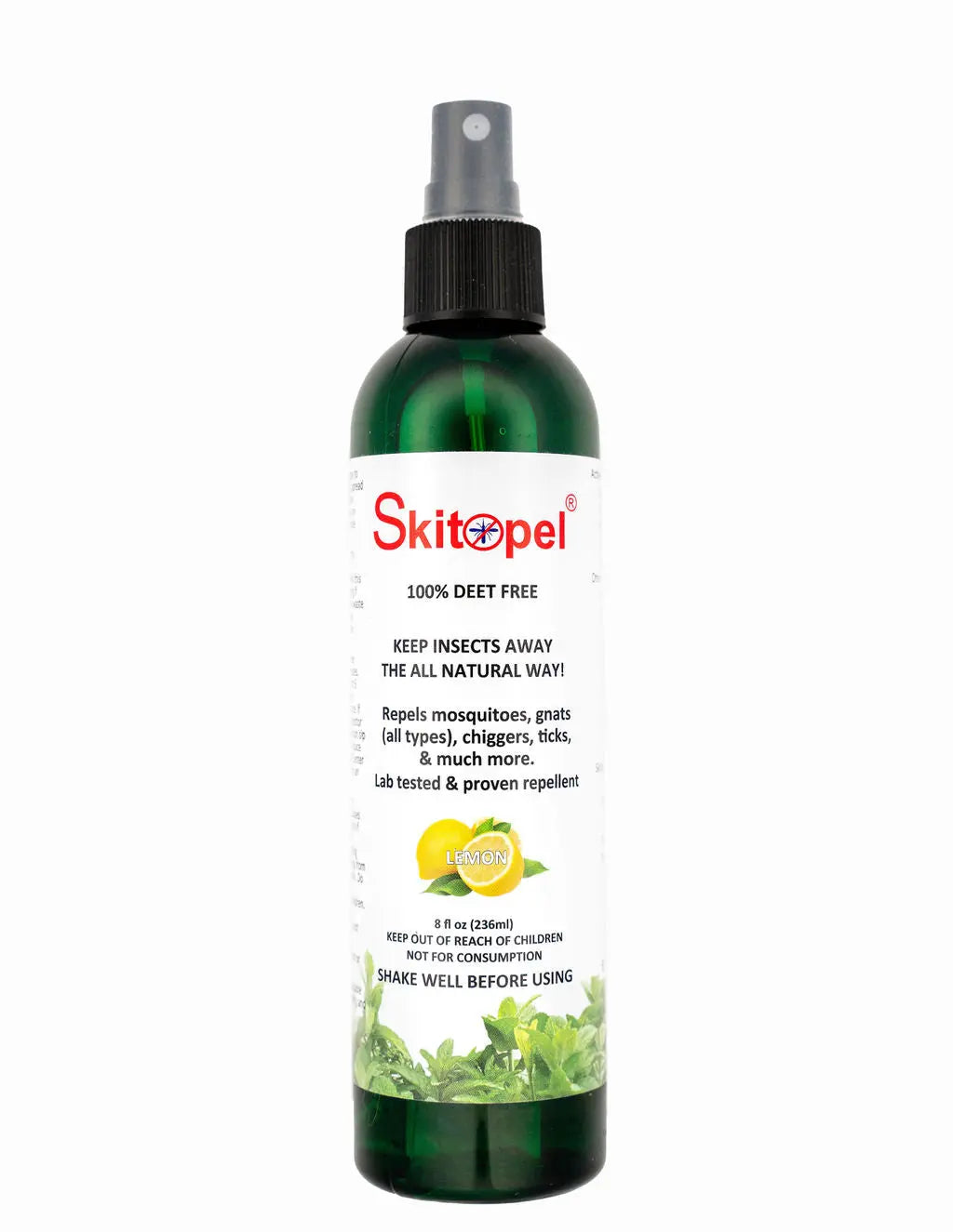 Skitopel® Lemon Insect Repellent Spray - for the Ulitmate Powerful, Chemical-Free Protection