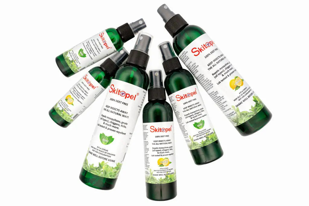Skitopel® Lemon Insect Repellent Spray - for the Ulitmate Powerful, Chemical-Free Protection