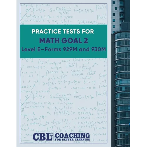 Practice Tests for CASAS Math GOAL 2 Level E, Forms 929M and 930M