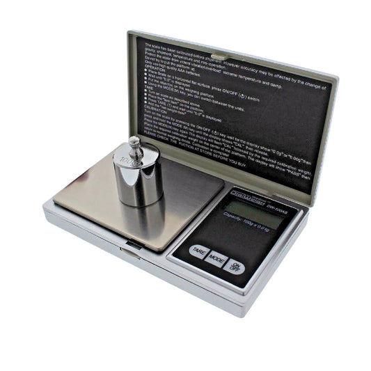 DigiWeigh DW-100AS Pocket Digital Scale – 100g x 0.01g | Precision Jewelry & Gem Scale for Gold, Gems, Reloading, Coins, Specimens