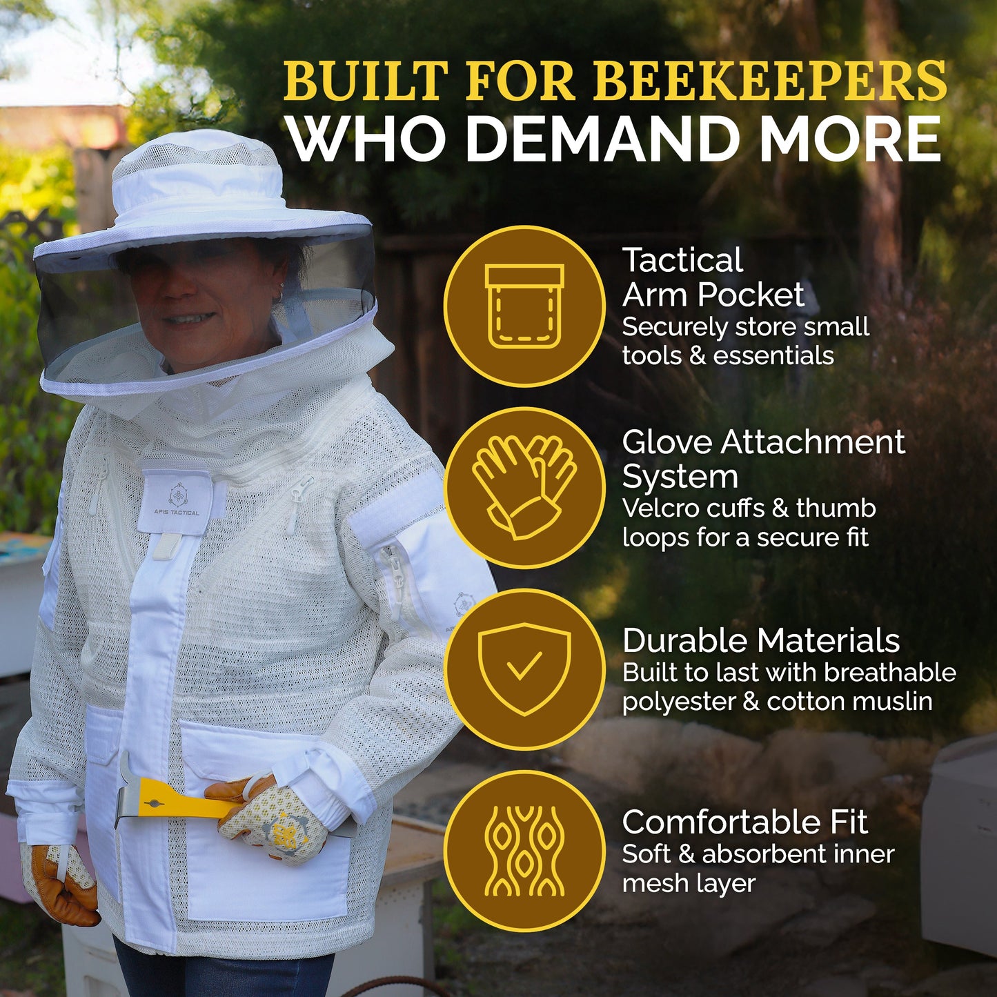 Apis Tactical PRO Ventilated Beekeeping Jacket