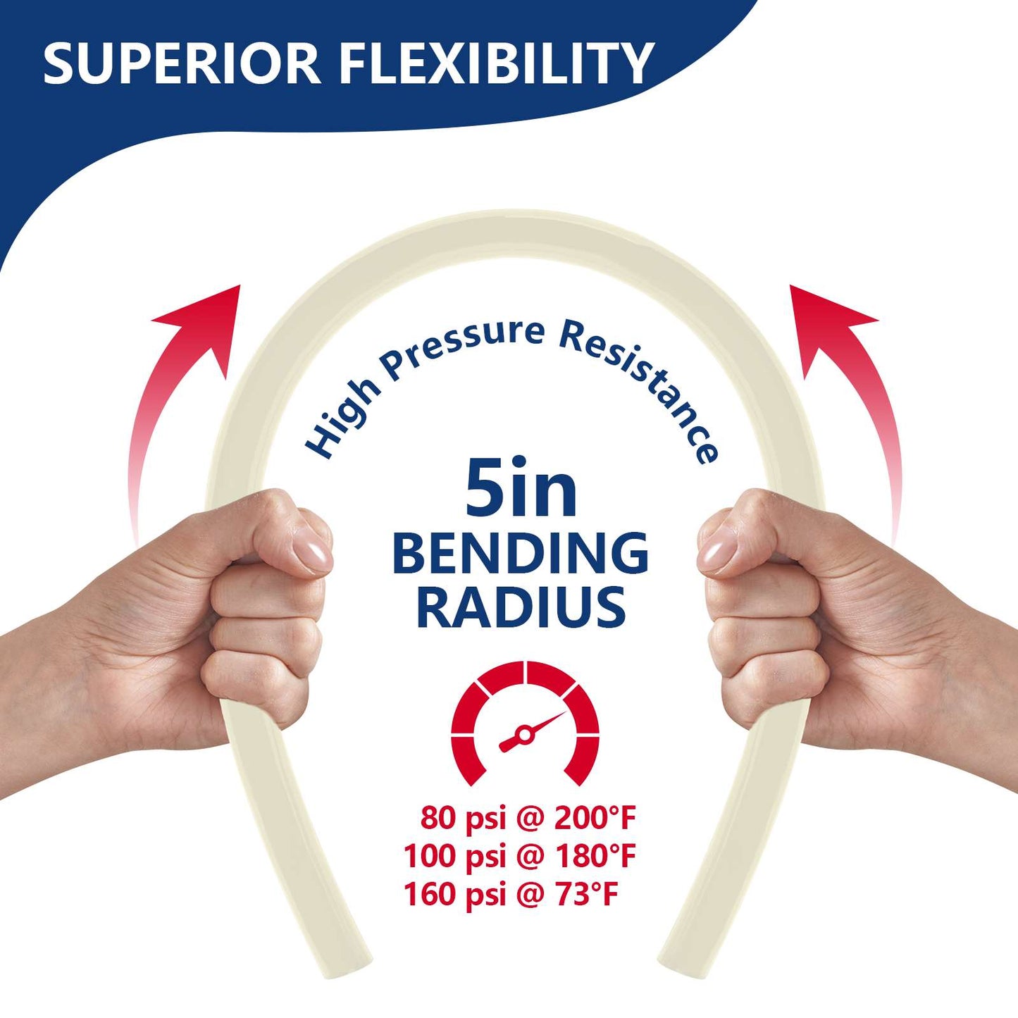 1/2" 100ft PEX-A Pipe (White & Cutter)