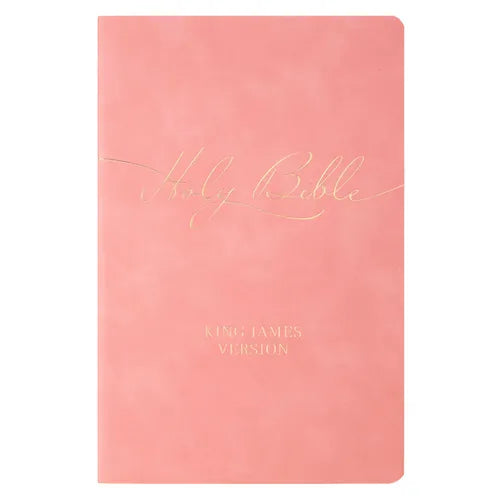 KJV Bible Gift Faux Leather, Pink