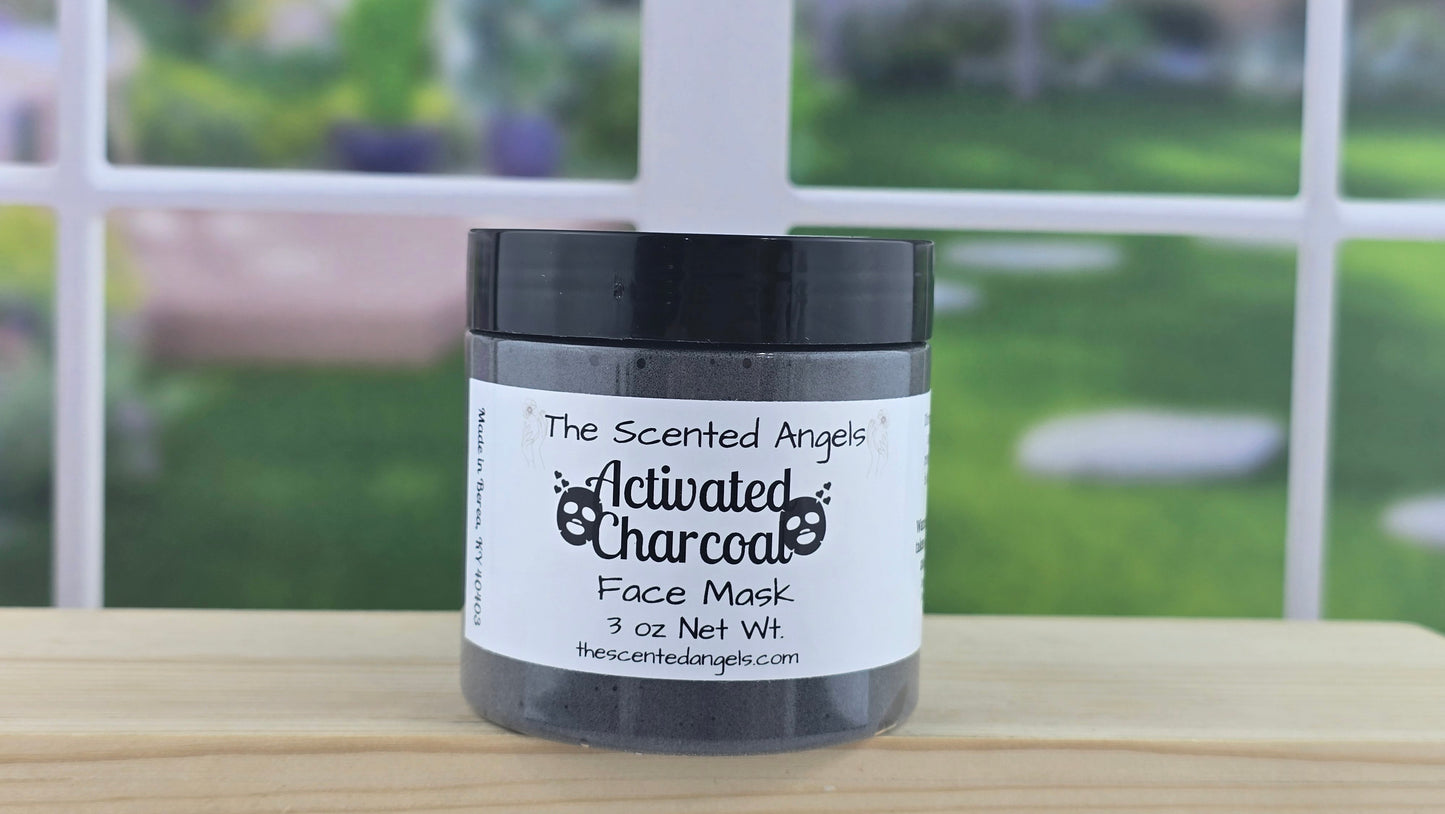 TSA Handmade Activated Charcoal 2-in-1 Face Mask and Wash