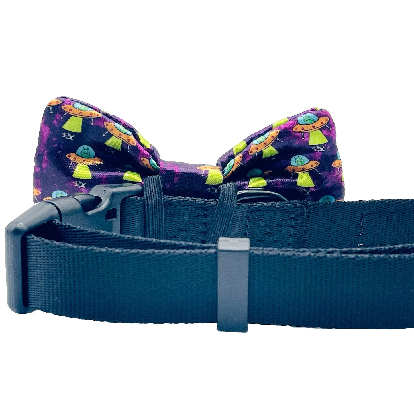 Alien Invasion UFO Dog Bow Tie
