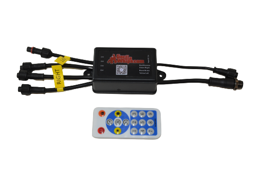 3' LED Whip Elite HD II Pair Pressure Release Mount
