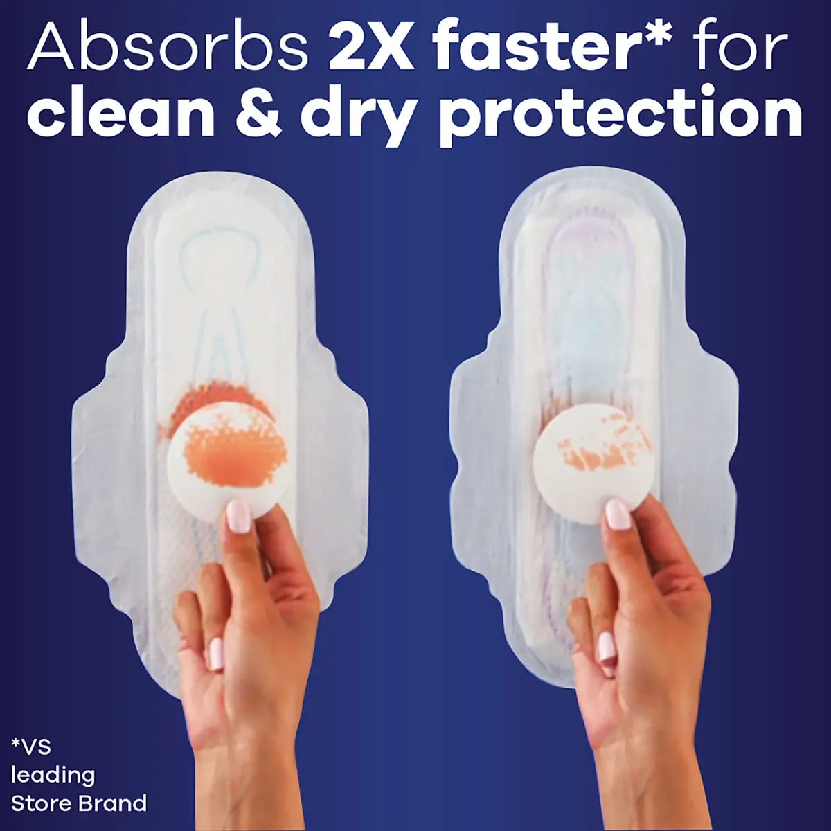 Always Ultra Thin Size 4 Overnight Pads With Wings, Unscented