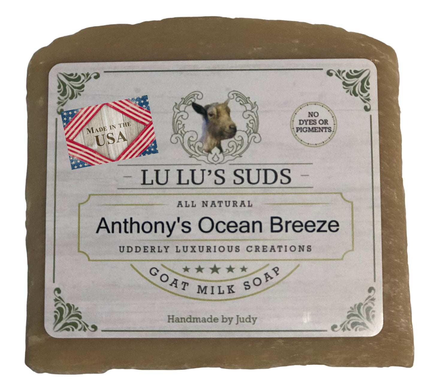 Anthony's Ocean Breeze Goat Milk Soap 5 oz.