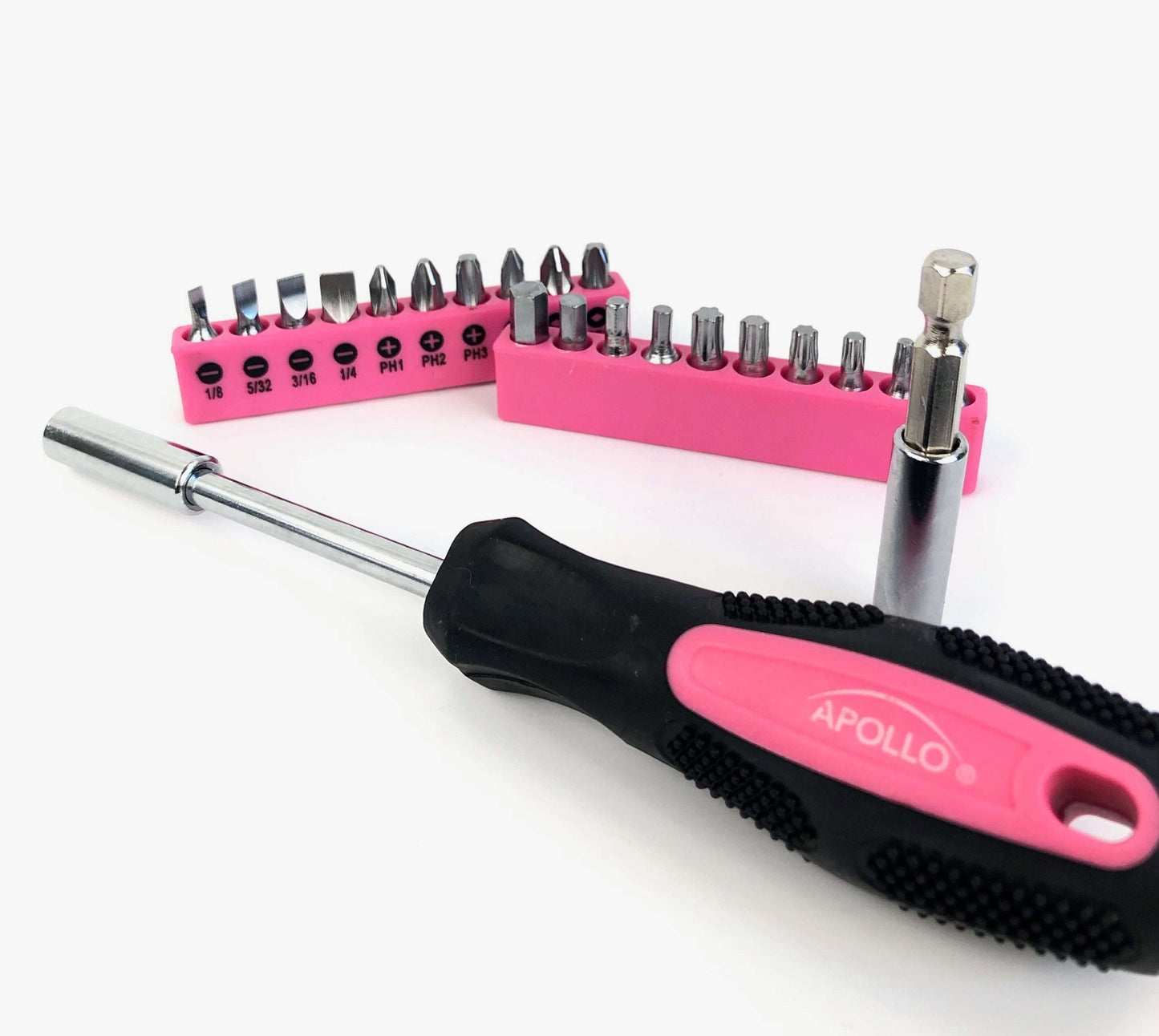 53 Piece Household Tool Kit with Tool Box Pink- DT9773P