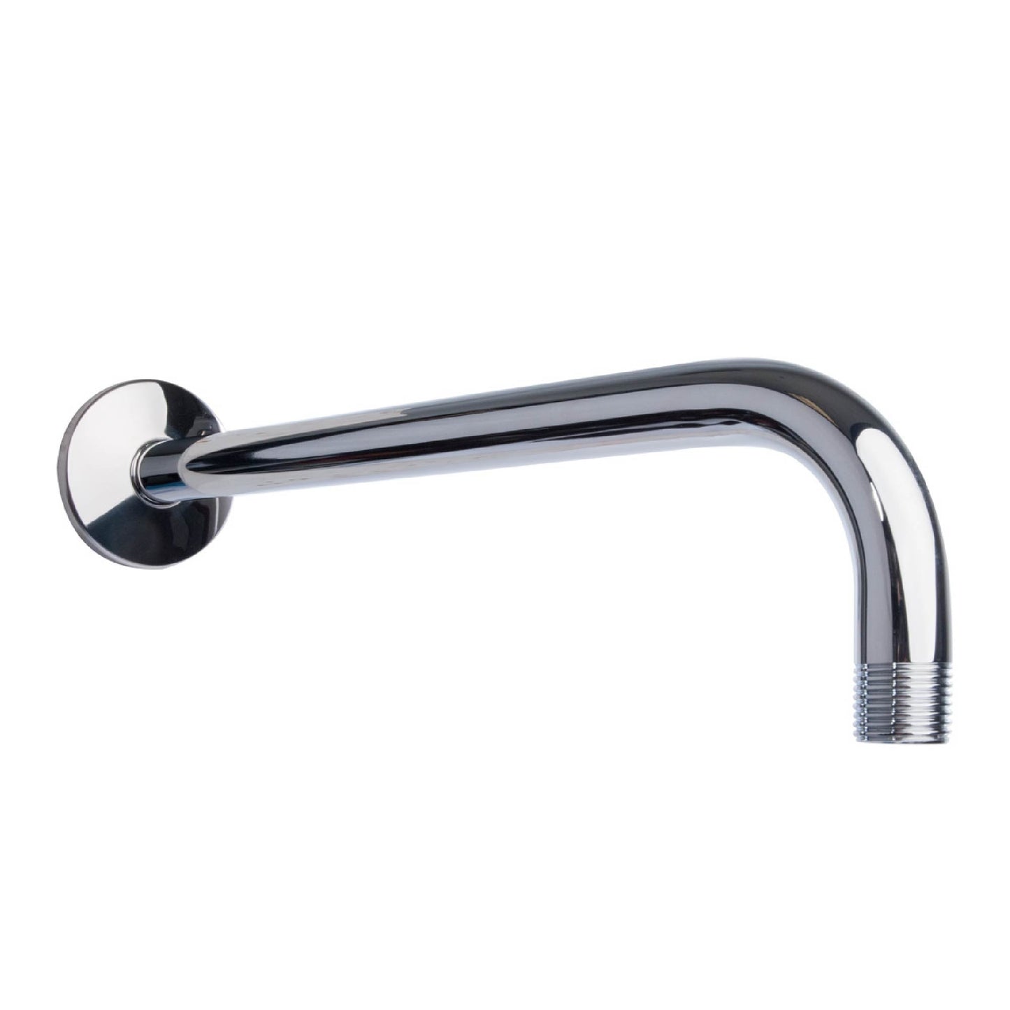 12 in. L-Shaped Shower Head Extension Arm (Chrome Finish)