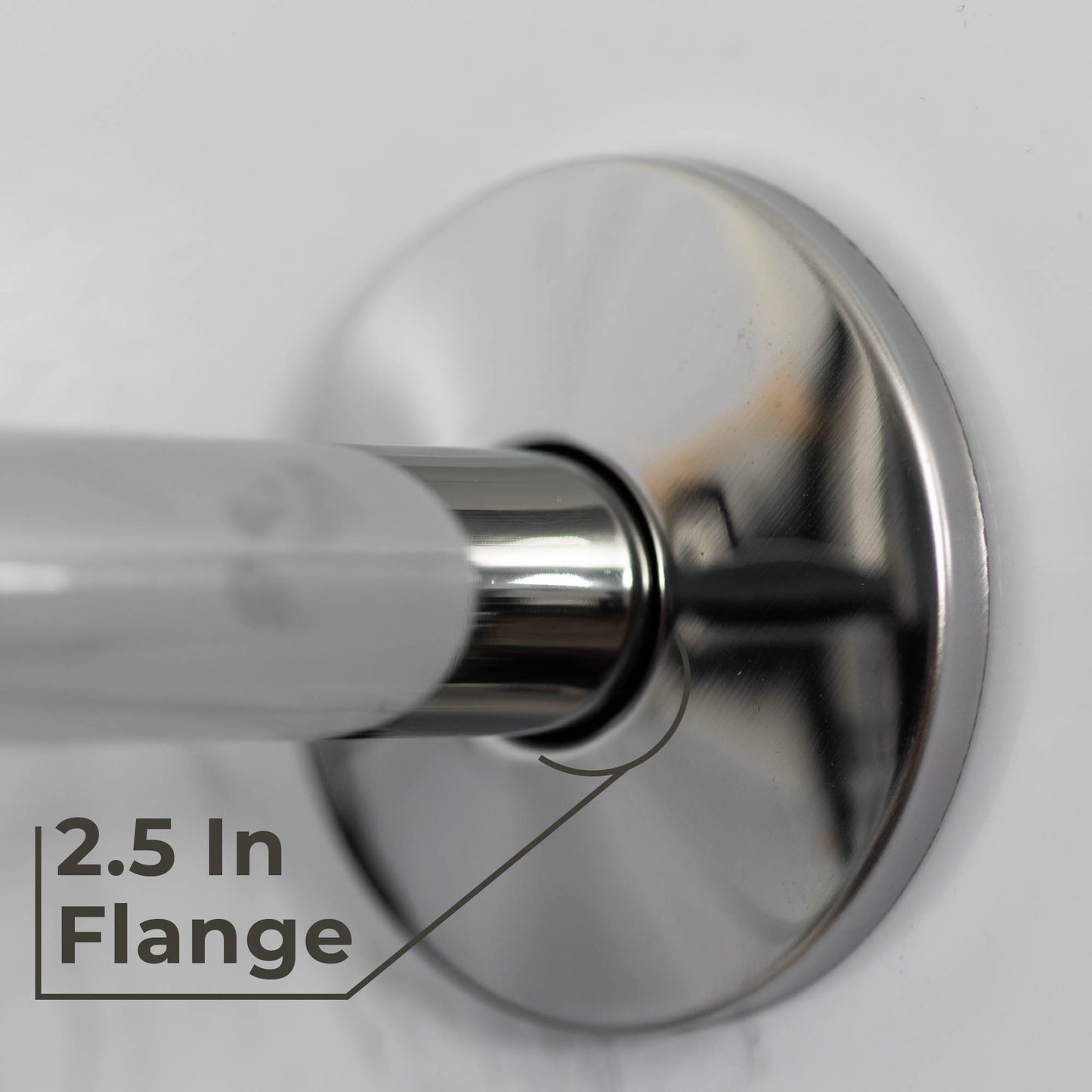 12 in. L-Shaped Shower Head Extension Arm (Chrome Finish)