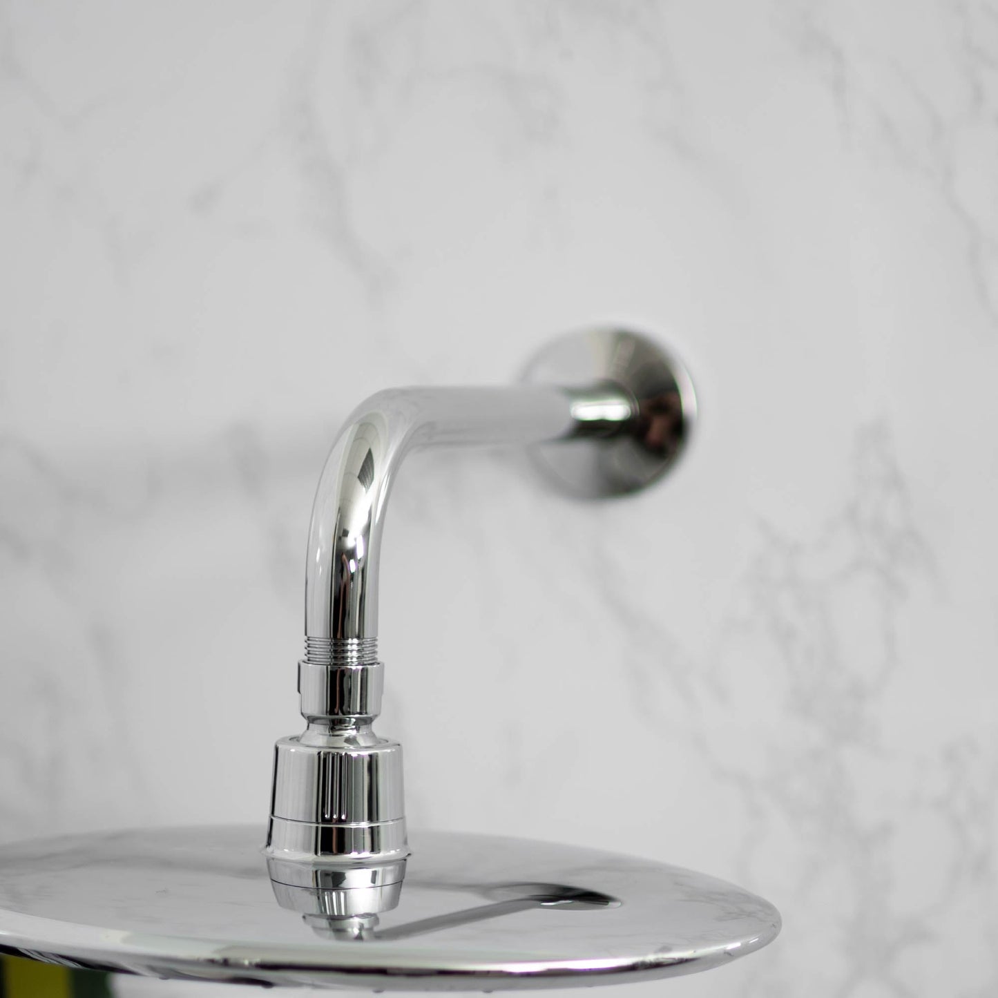 12 in. L-Shaped Shower Head Extension Arm (Chrome Finish)