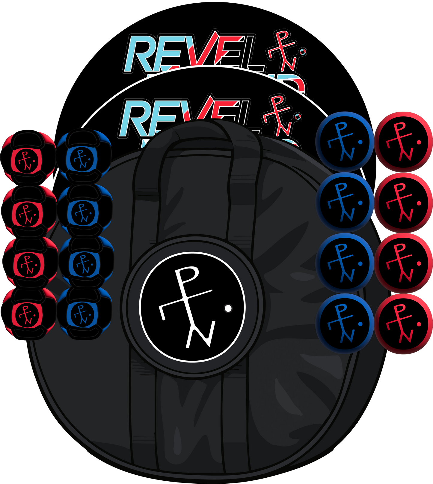 ⚫️ Original+ | Red/Blue
