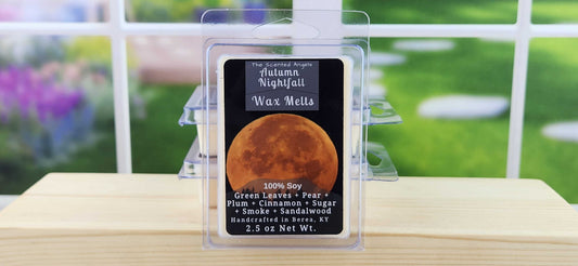 Autumn Nightfall -- 100% Soy Wax Melts - 2.5 oz - 6 cubes