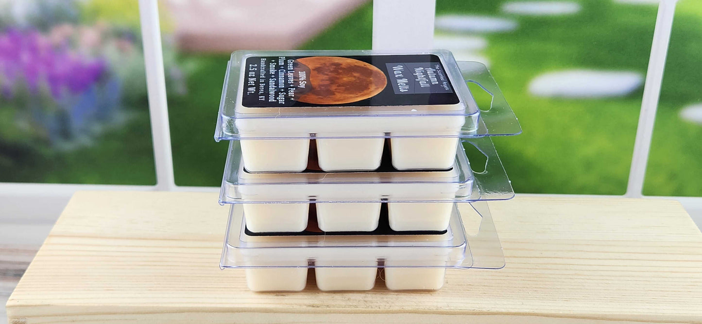 Autumn Nightfall -- 100% Soy Wax Melts - 2.5 oz - 6 cubes