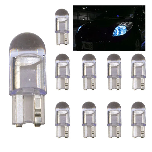 LED Replacement Bulbs Ice Blue T10 10 PCS 12V Compatible with Map Light, Dome Light, License Plate Light, Side Door Courtesy, Cargo Light, or Trunk Light, Instrument Panel Light (Pack of 10)