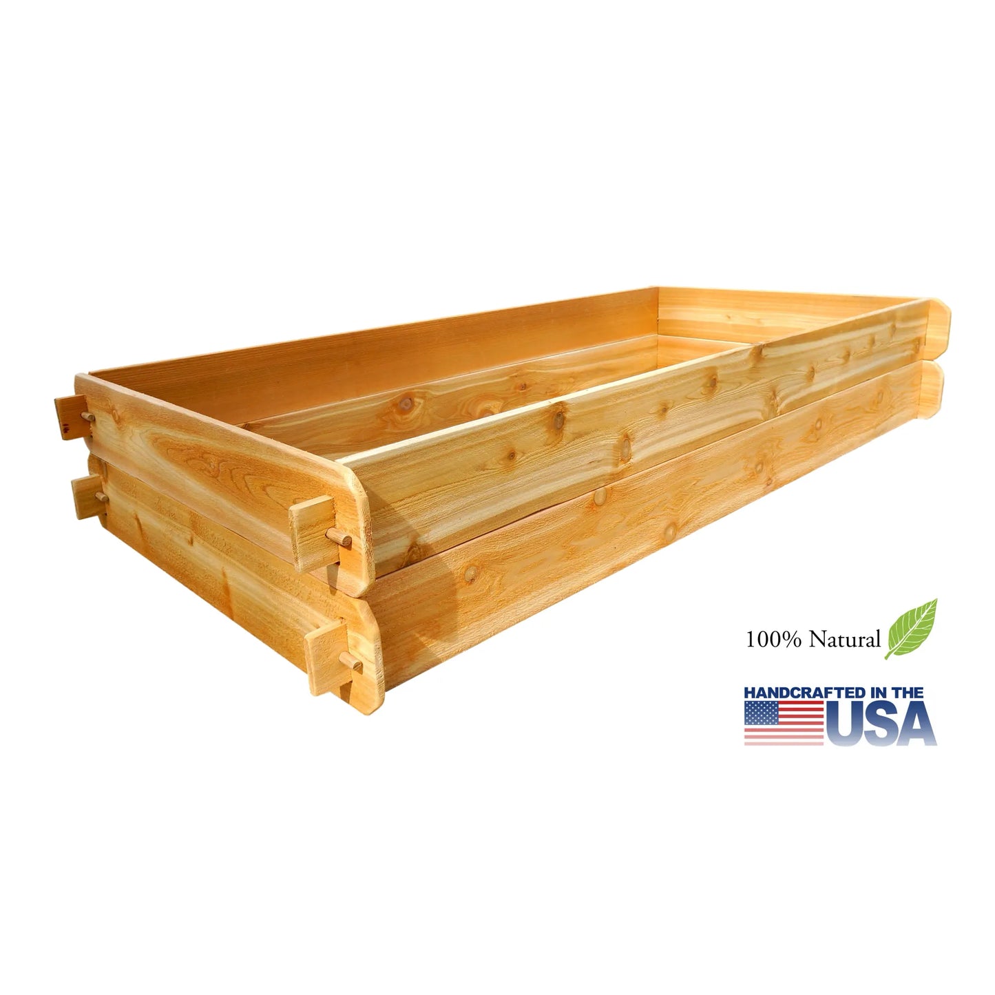 Timberlane Gardens Raised Garden Bed Kit Double Deep (Two 3x6) Select Cedar