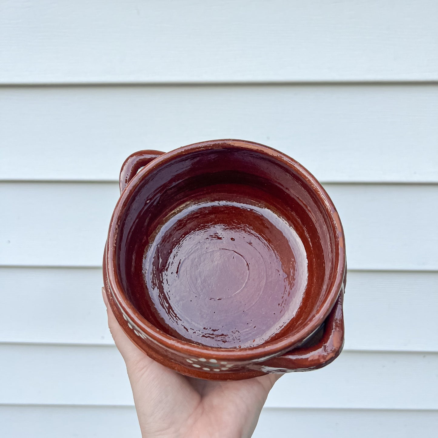 Traditional Mexican Barro Small Salsa Holder