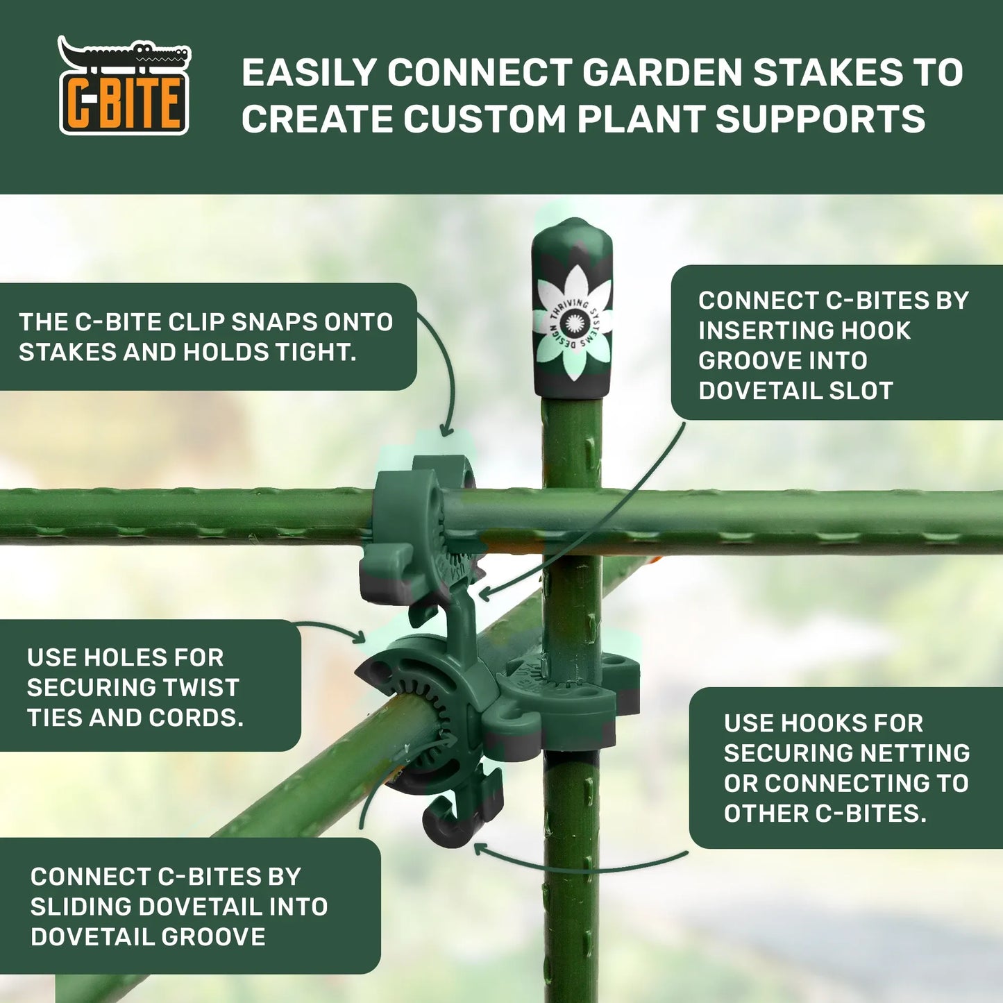 4', 5' or 6' Monster Plant Support!  Custom Trellis & Tomato Cage Kit