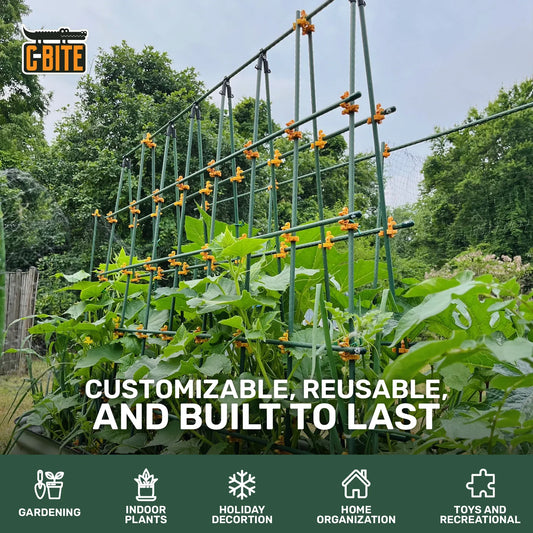 4', 5' or 6' Monster Plant Support!  Custom Trellis & Tomato Cage Kit