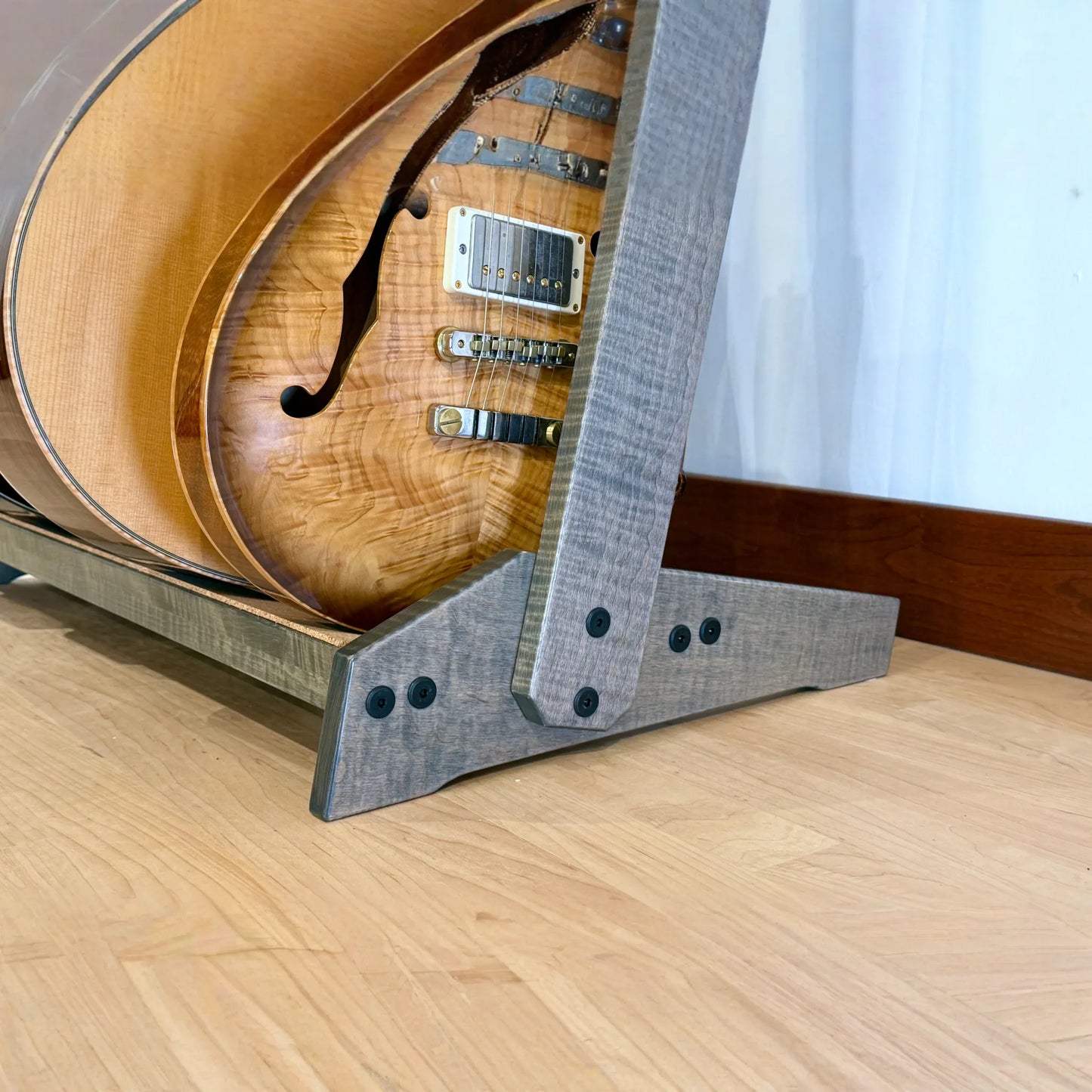 Petite StringRack - Flamed Maple - Antique Slate