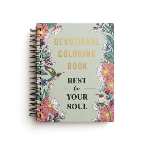 Rest for Your Soul: Devotional Adult Coloring Book (77 Daily Devotions and Coloring Pages to Restore Your Spirit) - The Perfect Gift for Christian Wom