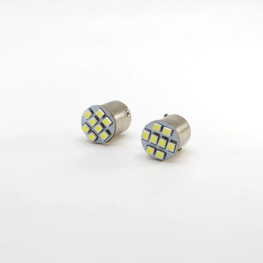 8SMD｜Flasher / Flicker｜Bayonet BA15S ｜Non-ghosting｜LED Pinball Machine Light Bulb