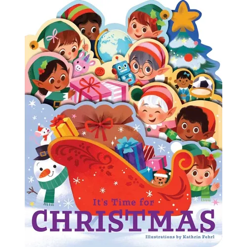 It's Time for Christmas: A Lush Multi-Layered Die Cut Reveal Celebrating Christmas