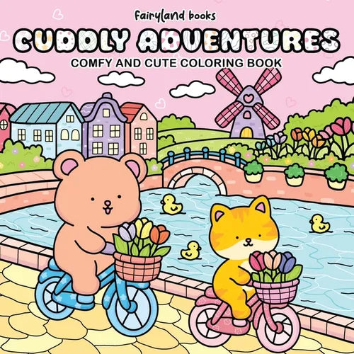Cuddly Adventures: Coloring Book for Adults and Teens